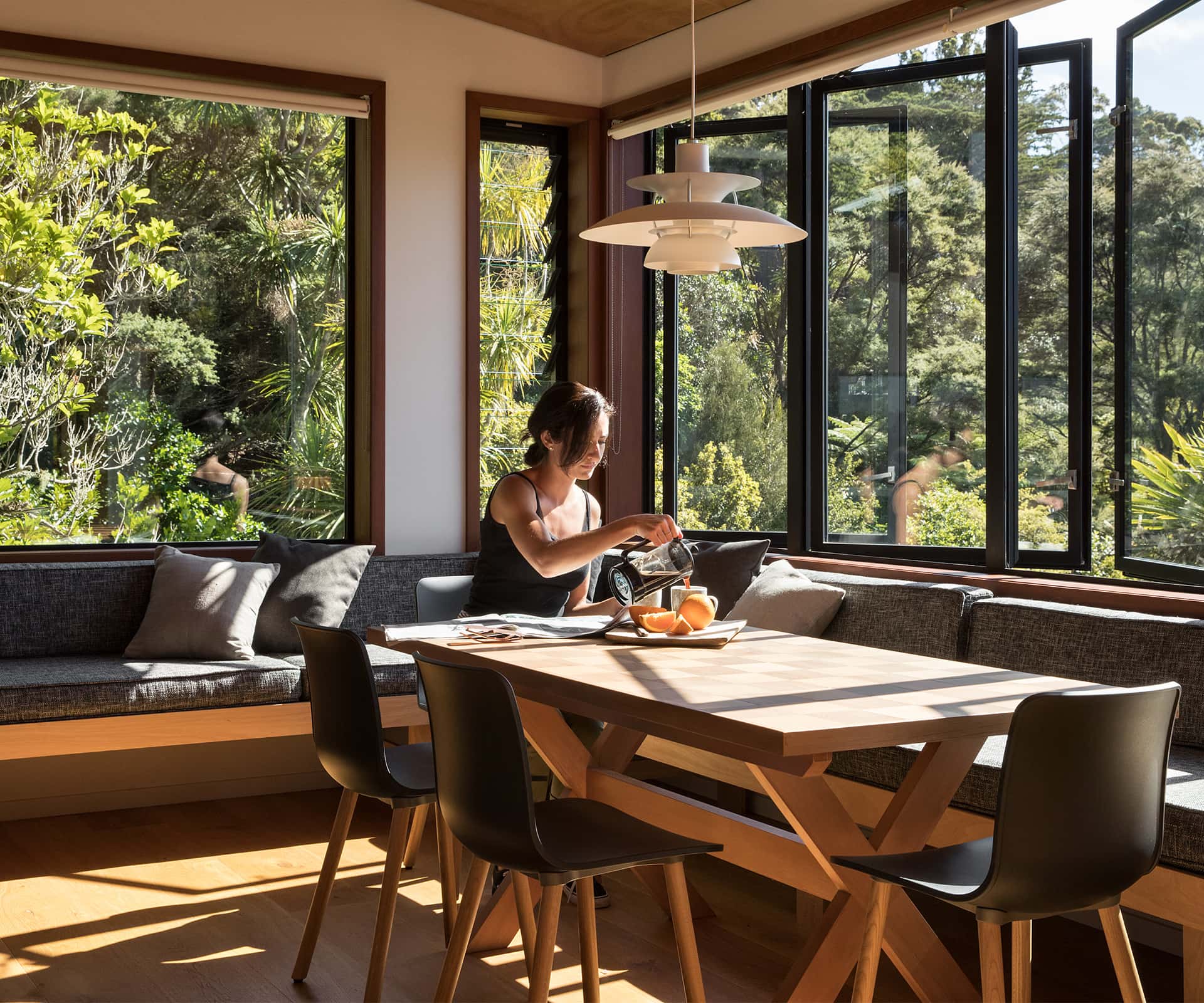 tennis court prime spot, Strachan Group Architects