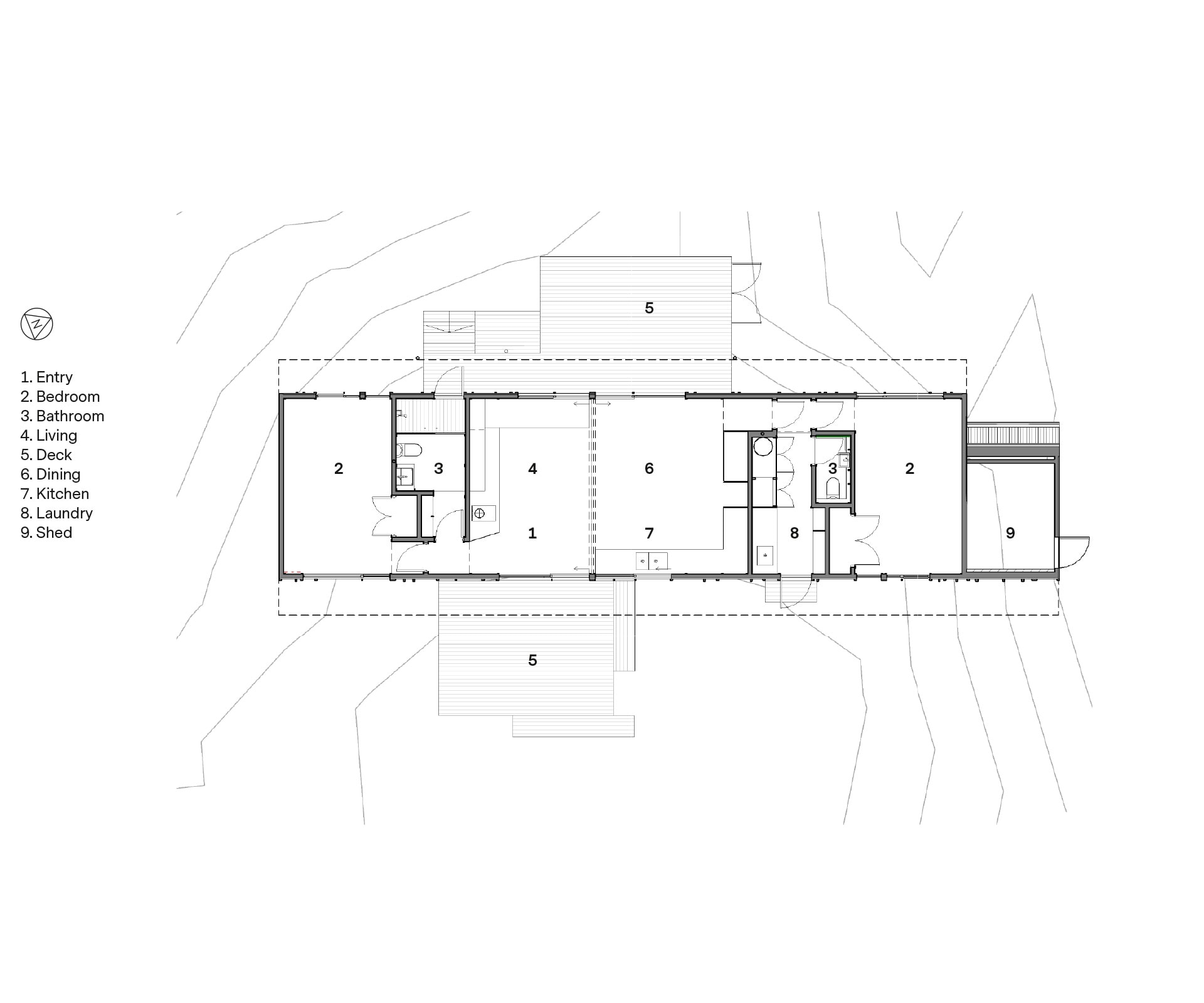 Te Horo bach, Parsonson Architects